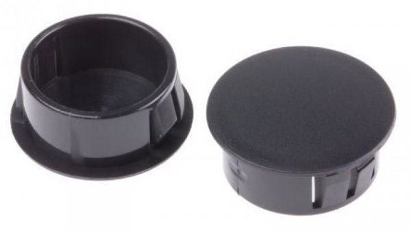 Zaślepka, Czarny Niegwintowany, Nylon 66, Zaślepianie, 22.2mm 25.8mm RS PRO