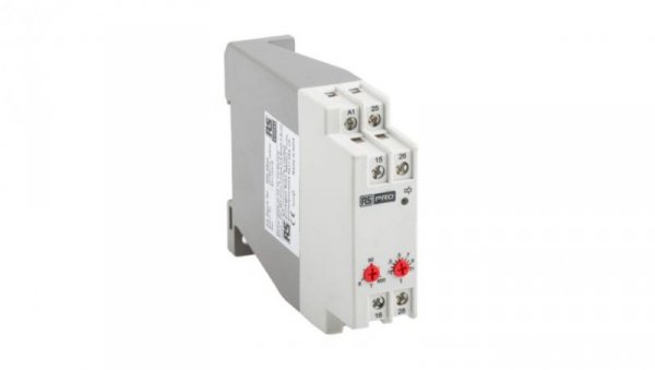 Timer Relay jednofunkcyjny 0.6 → 600s DPDT 2-stykowy DPCO 24 → 240V ac/dc