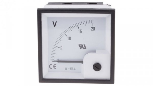 Woltomierz analogowy DC -25C do +50C 68 x 68 mm RS PRO