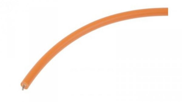 Przewód jednożyłowy linkowy, Przewód instalacyjny, 0,33 mm², 7/0,12 mm, 22 AWG, MPPE, 600 V, Pomarańczowy, dł. 100m, RS