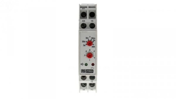 Timer Relay jednofunkcyjny 0.3 s → 30h SPDT 1-stykowy SPCO 24V ac