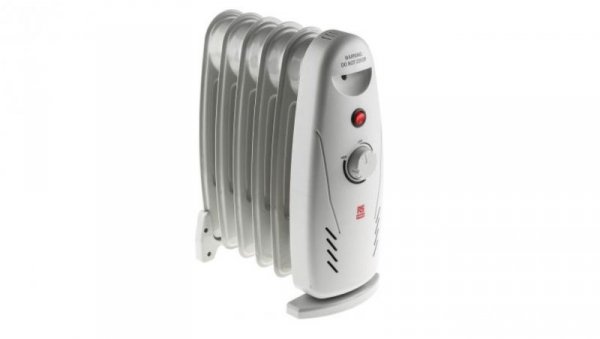 Grzejnik olejowy, 500W, RS PRO
