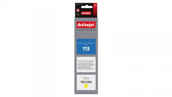 Tusz Activejet AE-113Y (zamiennik Epson 113 C13T06B440 Supreme70ml żółty)
