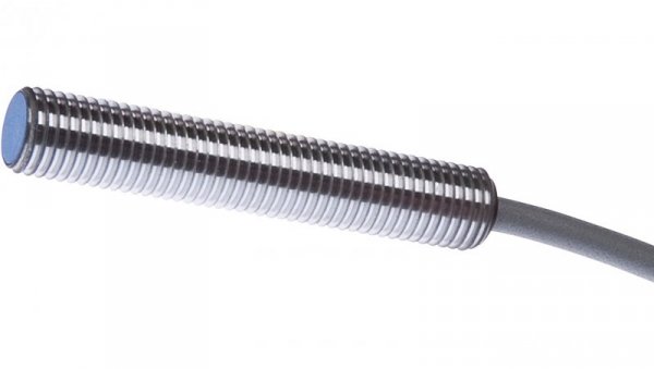 Czujnik indukcyjny M8x1 dł 45mm quasi-zabudowany Sn: 4mm 15-30V DC kabel 2m PUR P67 IB080006