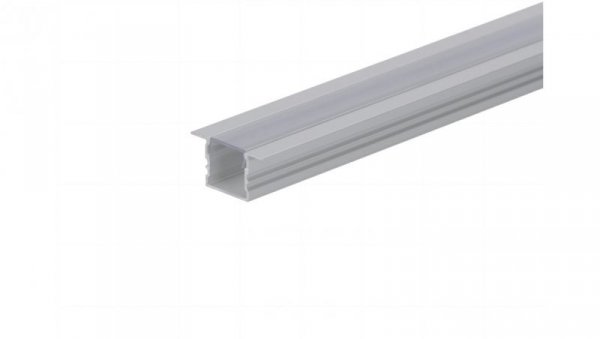 Profil led Standard Plus 2m anodowany z osłoną przeźroczystą CLF