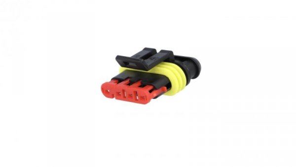 Złącze AMP Superseal żeńskie 4pin 24V AMP-0-0282088-1
