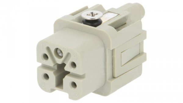 Złącze HDC żeńskie 4pin 250V T2010032201-000