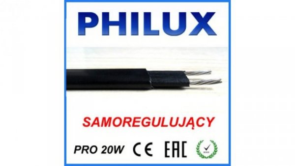 Przewód grzejny samoregulujący PRO 20W/m /mb/