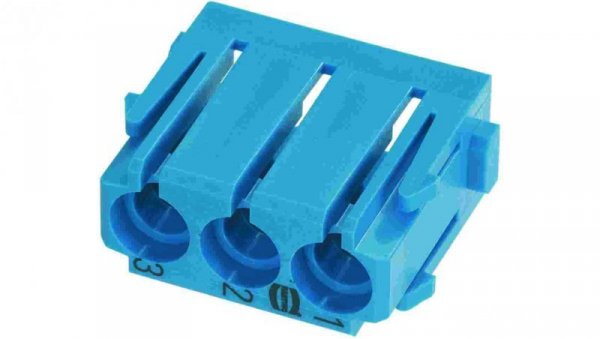 Złącze pneumatyczne Han Modular bez styków 09140034501
