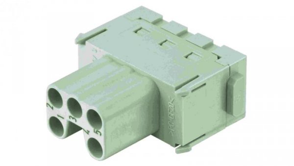 Złącze prostokątne Han Modular żeńskie 400V 09140052716