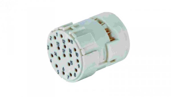 Złącze okrągłe M23 żeńskie 17pin 160V 09151173101