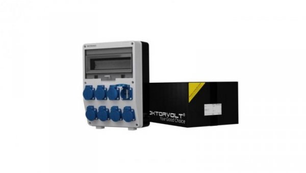 Rozdzielnica budowlana TD 8x 230V Schuko Doktorvolt 6367