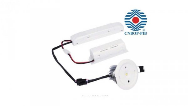 Intelight Oprawa STARLET WHITE II LED SO 3W 300 lm sieciowo awaryjna 3h SA MT 92064 do stref otwartych CNBOP-PIB MANUAL TEST