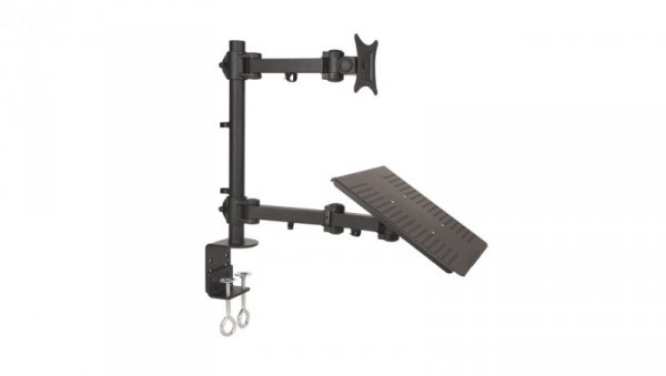 UCHWYT BIURKOWY DO MONITORA LED/LCD 13-27 + notebooka L-23 ART