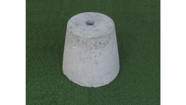 Fundament Mini_wysokość: 18 cm, średnica górna: 16 cm, średnica dolna: 20 cm, waga: 9 kg_0438621