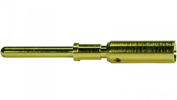 Styk M12 męski złocony 0,5mm 21011009927