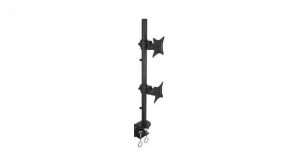 Podwójny Uchwyt Biurkowy 2x LED/LCD 13-27 Cali 20kg Pionowy ICA-LCD 350-D