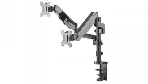 Ramię biurkowe 2X TV LED/LCD 17-32 CALE 8KG sprężyna gazowa 461597