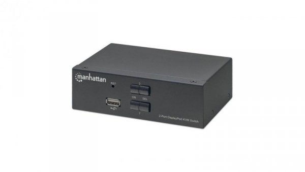 Przełącznik KVM DisplayPort/USB 2x1 4K*60Hz Manhattan