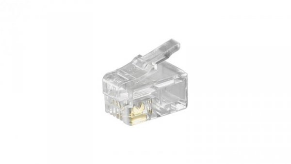 10x Modularny Wtyk Telefoniczny RJ104P4C