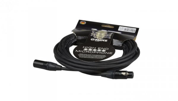 KLOTZ M5 Kabel mikrofonowy przedłużacz XLR (wtyk / gniazdo) 6m
