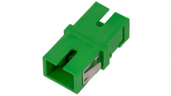 Adapter światłowodowy FO SM simplex SC/APC-SC/APC SLIM