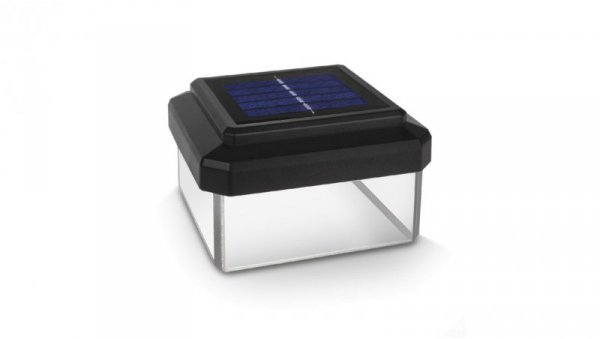 Lampa solarna LED na słupek GreenBlue, 100x100mm, daszek kopertowy, GB128
