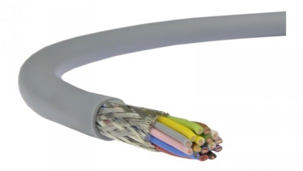 Przewód sterowniczy w ekranie LIYCY 300/300V 16x0,14 szary linka Technokabel /100m/