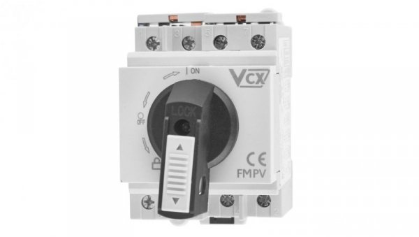 Rozłącznik izolacyjny obrotowy 4P 32A 1200V DC PV VCX