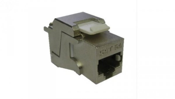 Beznarzędziowy moduł ekranowany Keystone 1xRJ45 WE8W, STP 360DEG, 568A/B, PowerCat 6A KSJ-00079