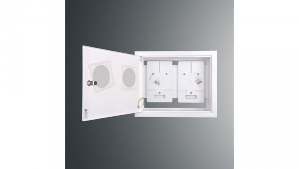 Rozdzielnica p/t licznikowa RW 25NN 2T1F 312x403x170 pełne drzwi z.p.9081 IP30 RAL9003