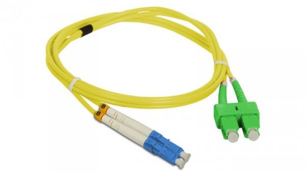 Patch cord SM SC/APC-LC duplex 9/125 1.0m FOC-SCALC-9SMD-1