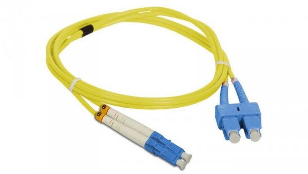 Patch cord SM LC-SC duplex 9/125 5.0m FOC-LCSC-9SMD-5