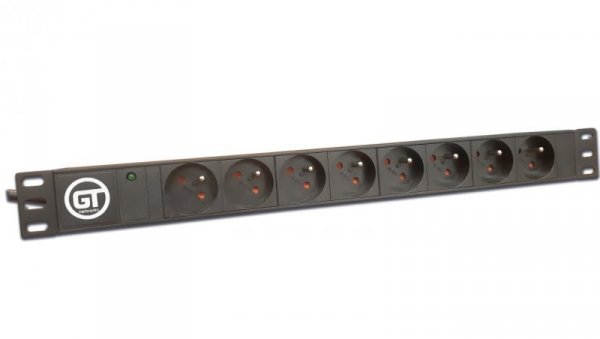GT Networks Listwa zasilająca PDU 19 8 port wtyk UPS 3m
