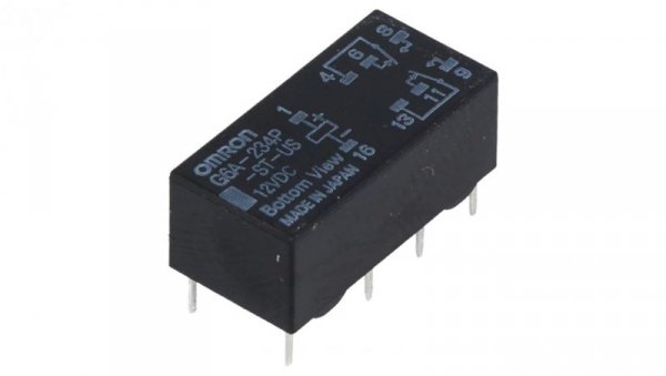 Przekaźnik elektromagnetyczny DPDT 0,3A/125VAC G6A-234P-ST-US 12VDC
