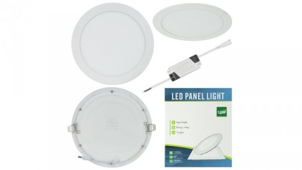 Plafon okrągły p/t LED 12W 4000K 850LM neutralny