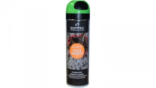 Farba geodezyjna do znakowania spray zielona SOPPEC Track Marker