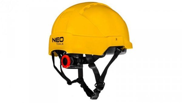 Kask ochronny przemysłowy do pracy na wysokościach żółty NEO 97-210