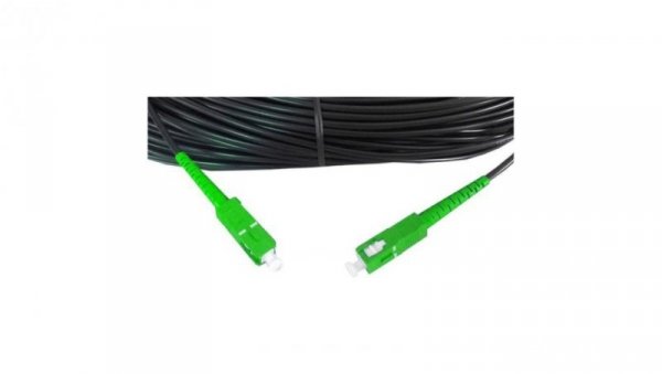 Patchcord światłowodowy FO SM SC/APC-SC/APC simplex 9/125 G.657A2 zewnętrzny DROP 40m