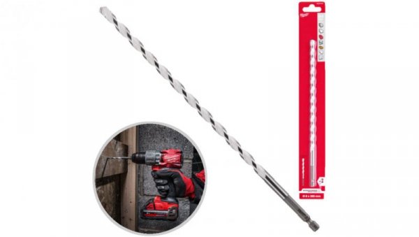 Wiertło uniwersalne 8x200/260mm 1/4 HEX MILWAUKEE