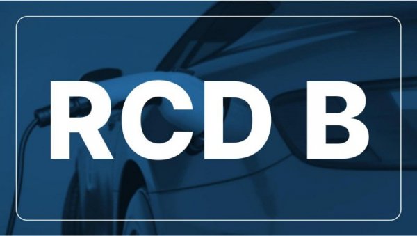 RCD B - zabezpieczenie różnicowo-prądowe typu A+B, przed upływem prądu stałego, jak i zmiennego, zabezpieczenie typu B pełne