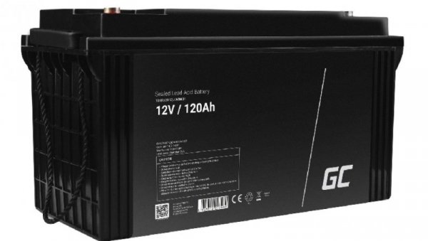 Akumulator AGM VRLA 12V 120Ah (AGM31) GREEN CELL
