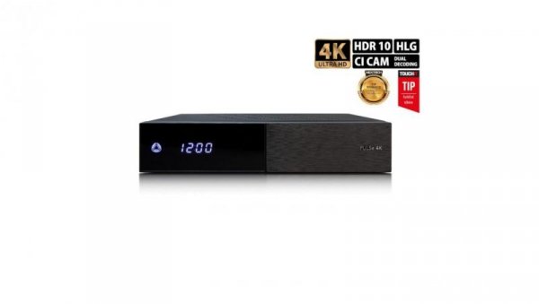 Odbiornik satelitarny AB PULSe 4K (1x tuner DVB-S2X + 1x tuner DVB-T2/C)