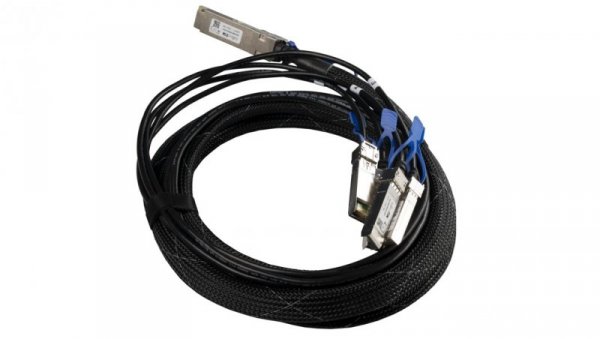 QSFP28 to 4x SFP28 break-out cable 1x QSFP28 to 4x SFP28, 3m MikroTik XQ+BC0003-XS+