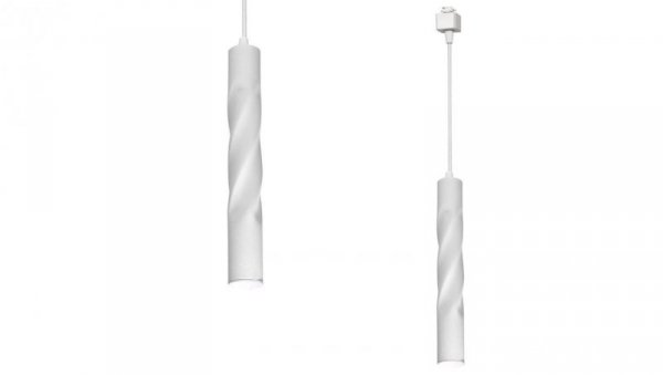 TRACK PENDANT TWISTED WHITE 3W LED ML6509 Milagro