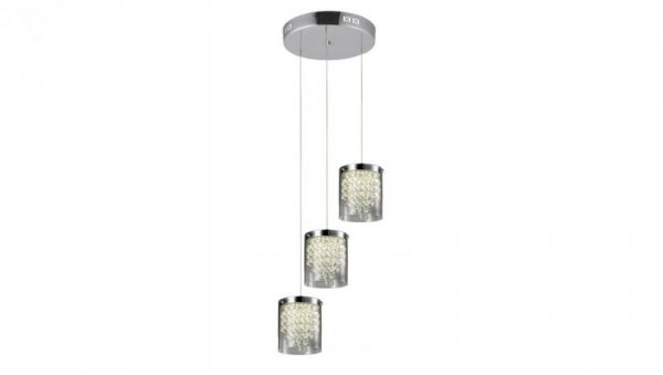 Zwisy z kryształowymi kloszami Cantos LED barwa neutralna LP-1114/3C Light Prestige