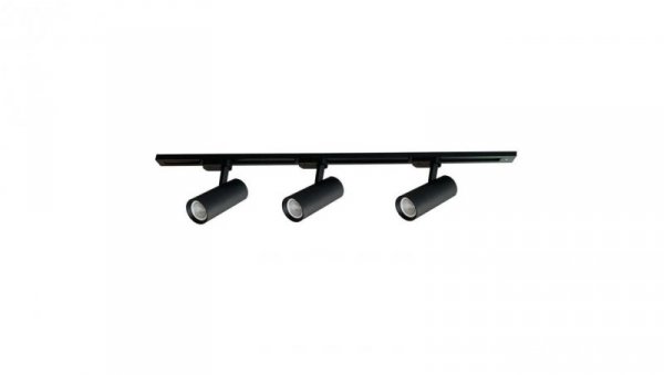 Zestaw szynowy ICE SET czarny 1F z trzema ruchomymi reflektorkami LP-732 3W BK SET Light Prestige