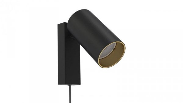 Kinkiet z przewodem MONO I BLACK/GOLD 7765 Nowodvorski Lighting