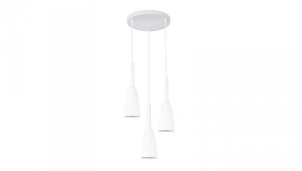 Stylowa lampa wisząca SOLIN biała do salonu 3xE27 LP-181/3P WH Light Prestige