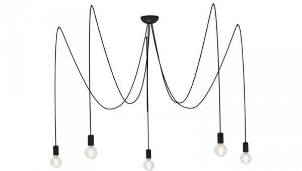 LAMPA WISZĄCA SPIDER BLACK V 6788 Nowodvorski